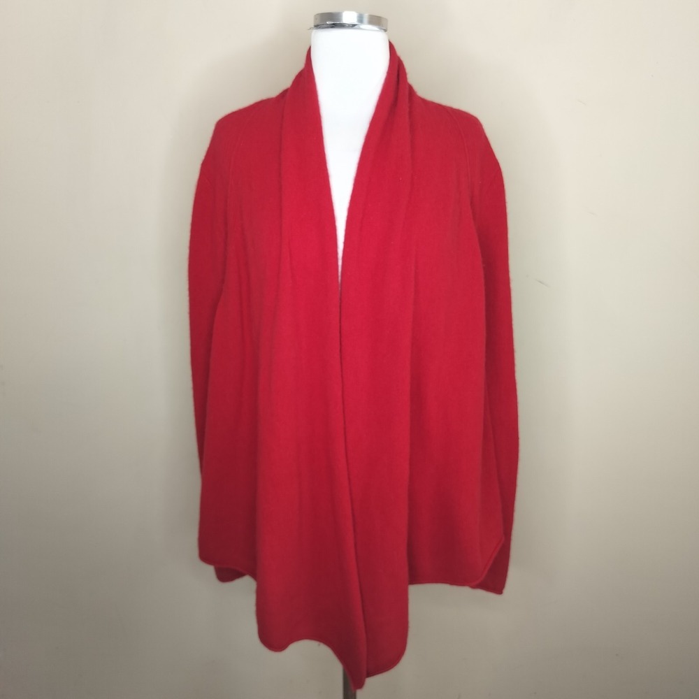 Alex Marie Cashmere Cardigan Sweater Draped Open Front